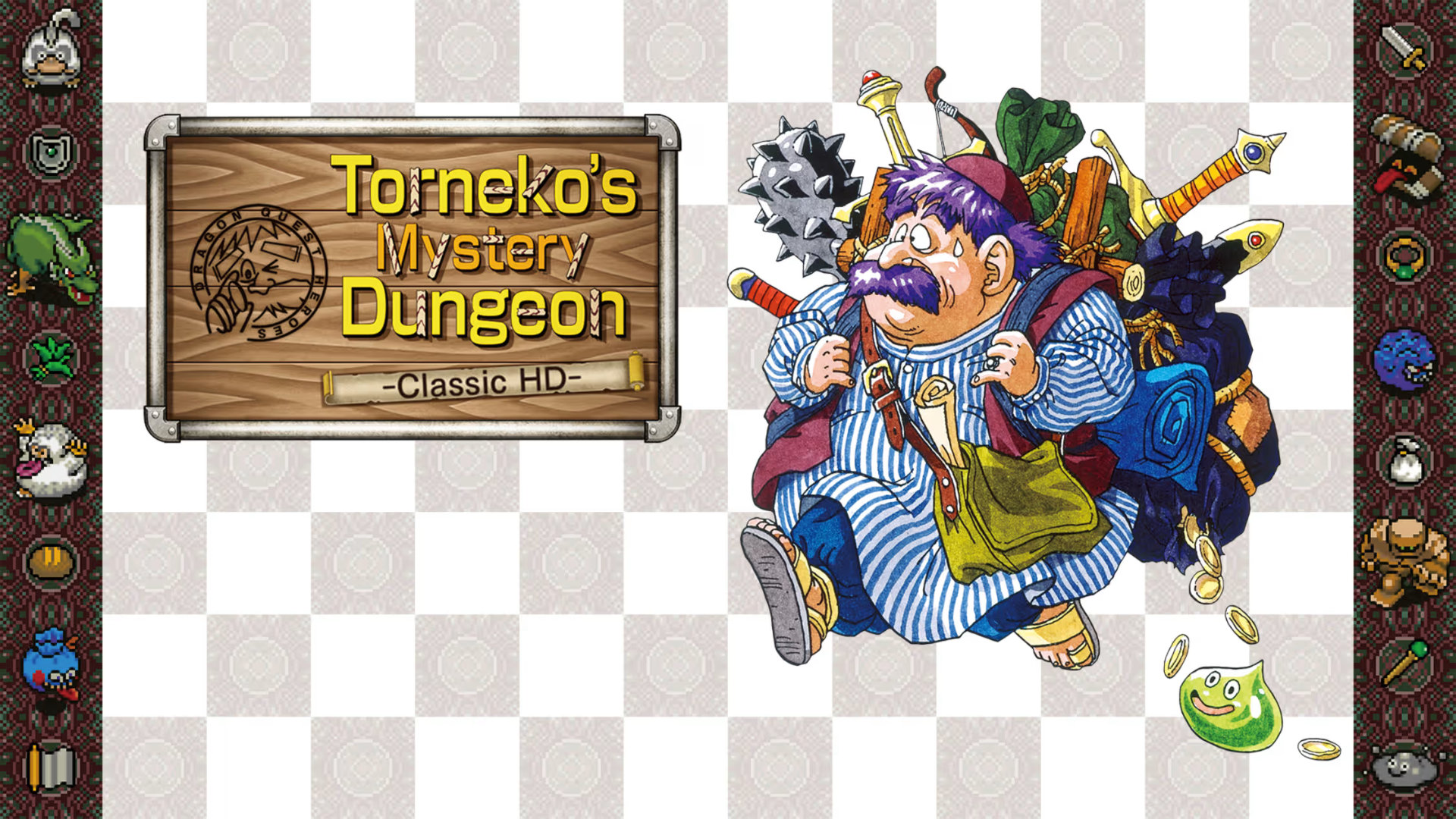 illustration principale de Dragon Quest Heroes Torneko‘s Mystery Dungeon Classic HD