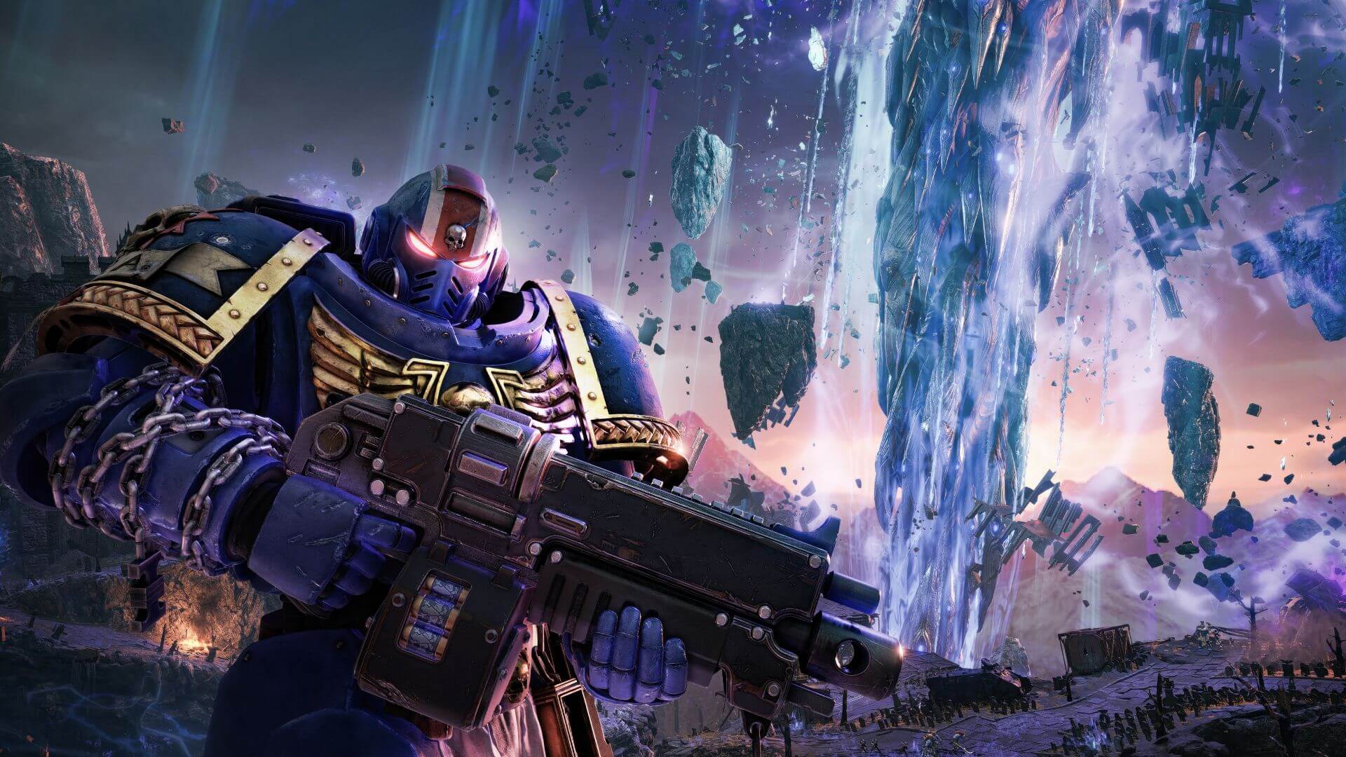 L'affiche du jeu Warhammer 40,000 Space marine 2.