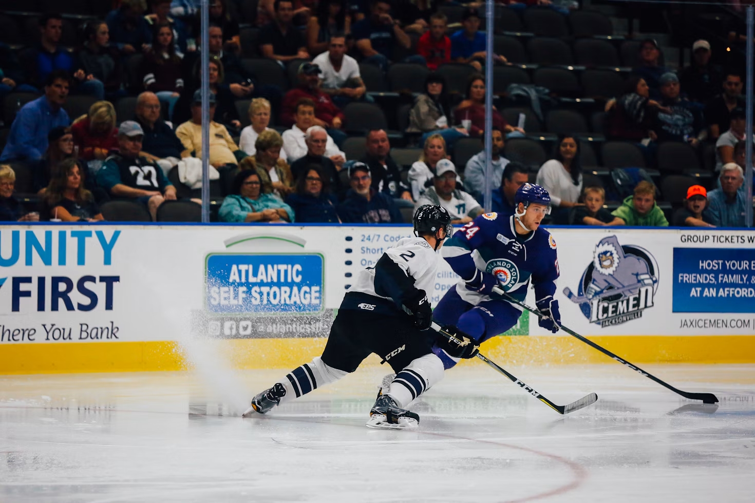 Un match de hockey sur glace