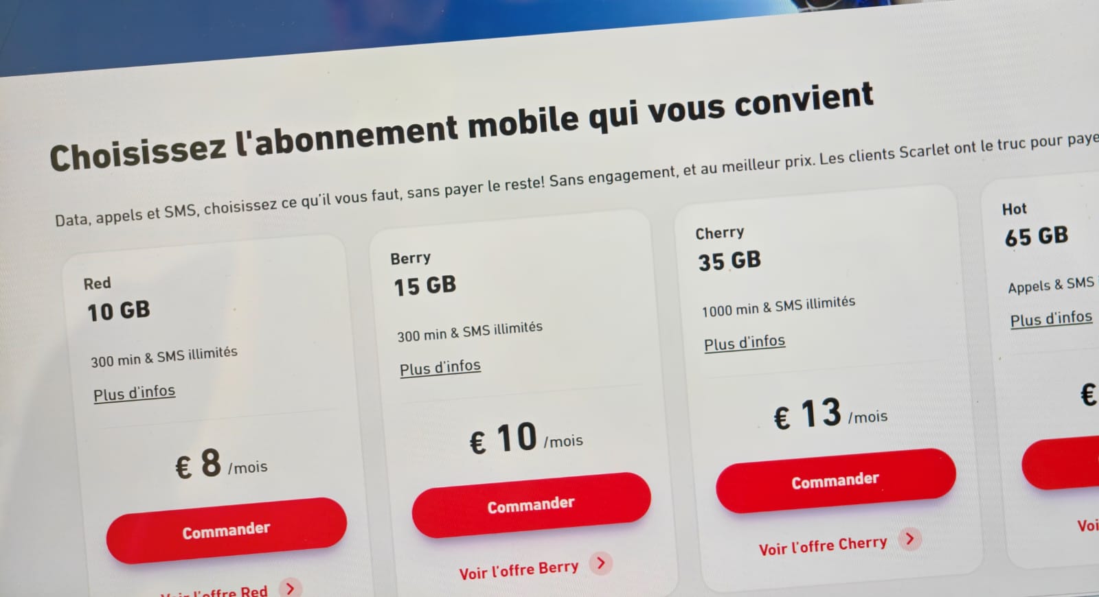 Le site de Scarlet